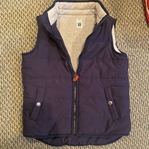 Carter’s Boys Blue Zip-up Lined Vest